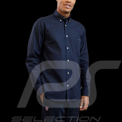 Eden Park Shirt with embroidery on the back Navy Blue H23CHECL0013 - men