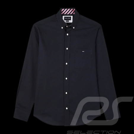 Eden Park Shirt with embroidery on the back Navy Blue H23CHECL0013 - men