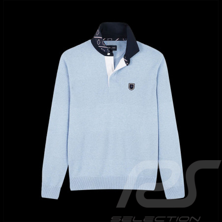 Sudadera a rayas azul...
