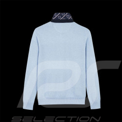 Pull Eden Park Rayé ton sur ton Bleu Ciel H23MAIPU0013 - homme