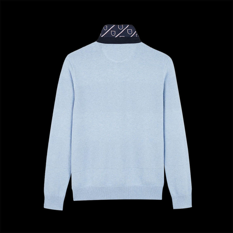Pull Eden Park Rayé ton sur ton Bleu Ciel H23MAIPU0013 - homme