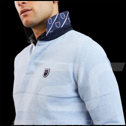 Pull Eden Park Rayé ton sur ton Bleu Ciel H23MAIPU0013 - homme