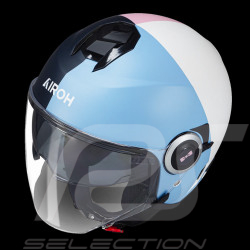 Casque Eden Park de Moto Airoh Bleu / Rose H23AHTCQ0002