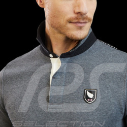 Eden Park Sweatshirt mit Hemdkragen Petit Poucet New Zealand Grau H23MAICA0014 - Herren
