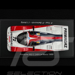 Porsche 962 C n° 72 24h Le Mans 1989 1/43 Spark S9878