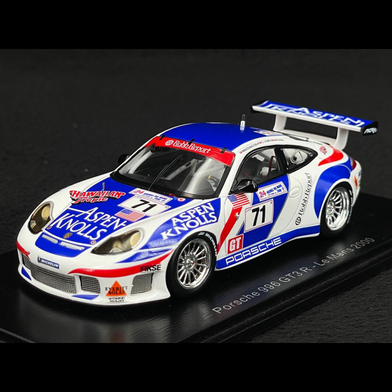 Spark-model Porsche 911 996 Gt3 R 3.6l Team Colucci Racing N 71 24h Le Mans 2000 C Wagner S Lewis B Mazzuoccola 1 43 Bila 2 Tony Modra