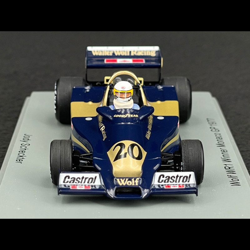 Jody Scheckter Wolf WR1 Nr 20 Sieger 1977 Monaco F1 Grand Prix 1/43 Spark  S9996