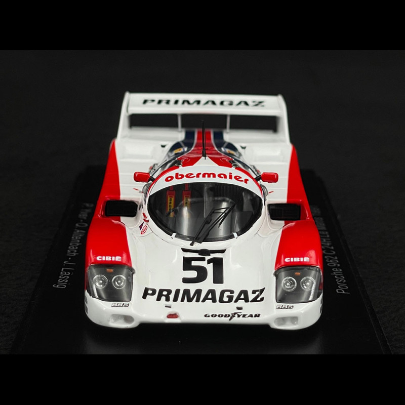 Spark Porsche 962 C N°18 – 24h Du Mans 1986 – Brun/Sigala – échelle 1/43 – Prévente