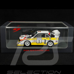 Audi Sport Quattro S1 E2 n° 1 Rallye Manx International 1985 1/43 Spark S7897