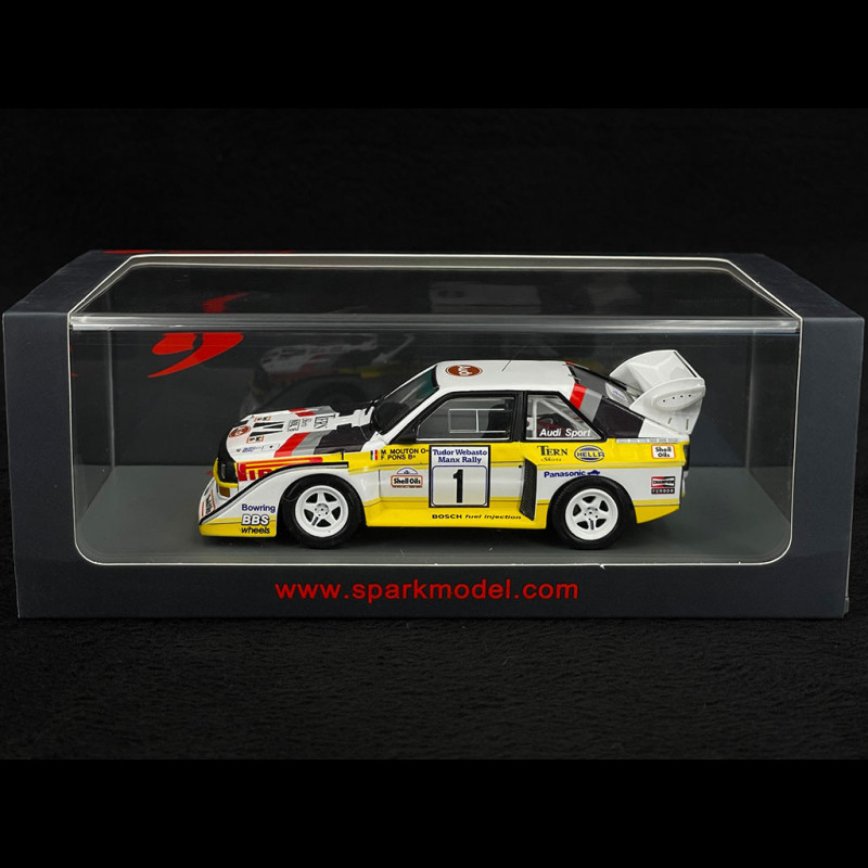 Audi Sport quattro 1985 ミニカー 1/43 OL/US】Spark 1/43 Audi Sport quattro S1 Winner Pikes Peak 1985