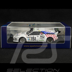 BMW M1 n° 151 24h Le Mans 1985 1/43 Spark S6410