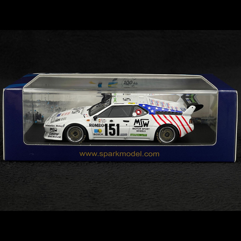 Spark 1:43 BMW M1 #151 24h LeMans 1985 Dören, Birrane, Libert S6410