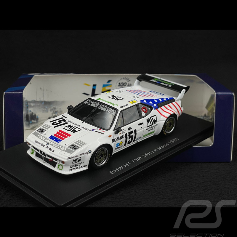 BMW M1 n° 151 24h Le Mans 1985 1/43 Spark S6410