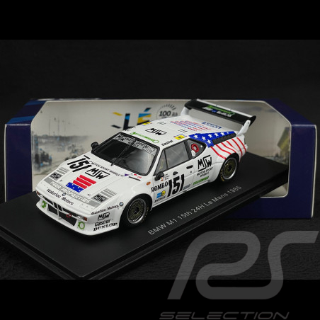 BMW M1 n° 151 24h Le Mans 1985 1/43 Spark S6410