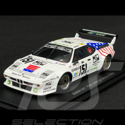 BMW M1 n° 151 24h Le Mans 1985 1/43 Spark S6410