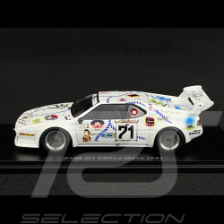 BMW M1 n° 71 24h Le Mans 1981 1/43 Spark S6404