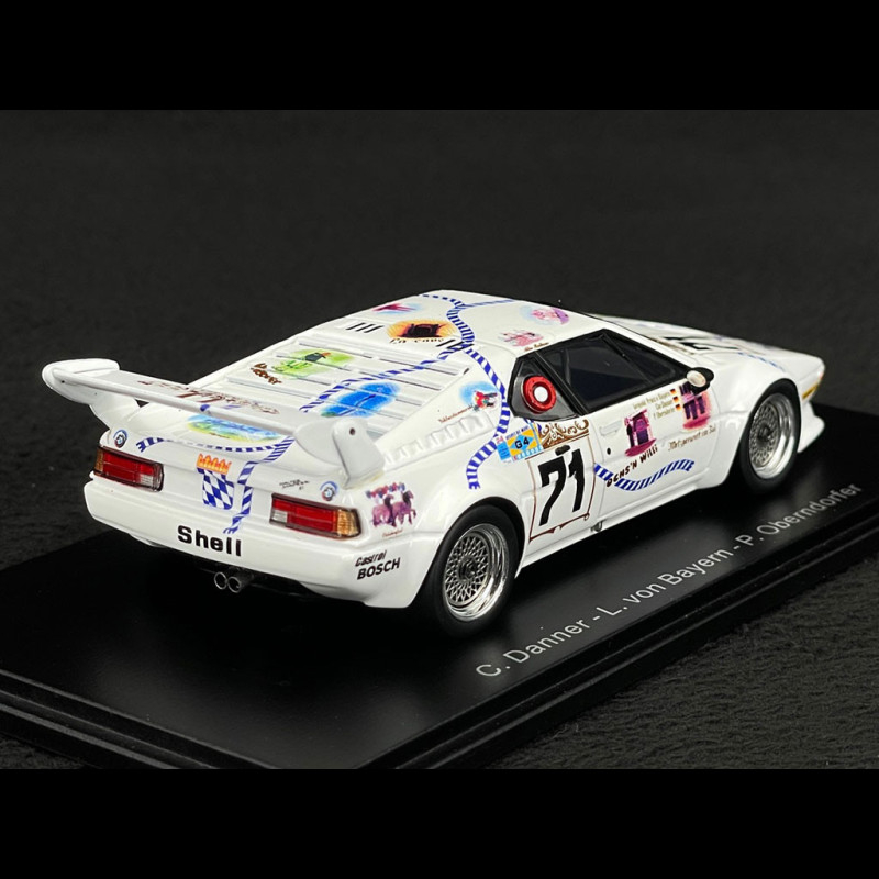 BMW M1 n° 71 24h Le Mans 1981 1/43 Spark S6404