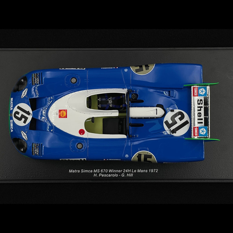 Matra Simca MS670 n° 15 Winner 24h Le Mans 1972 1/18 Spark 18LM72
