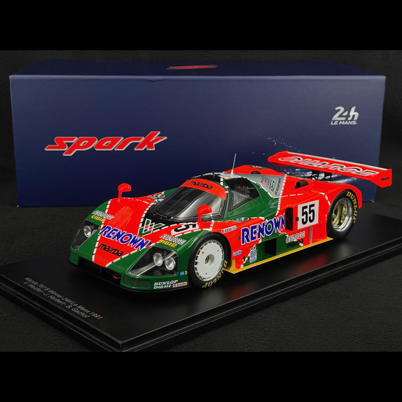 Mazda 787 B n° 55 Winner 24h Le Mans 1991 1/18 Spark 18LM91