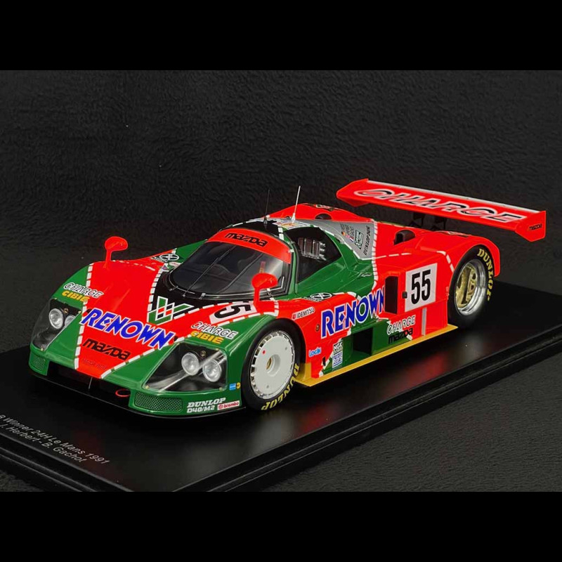 マツダ　787 B Winner 24H Le Mans 1991　1/18 Mazda 787 B n° 55 Winner 24h Le Mans 1991 1/18 Spark 18LM91