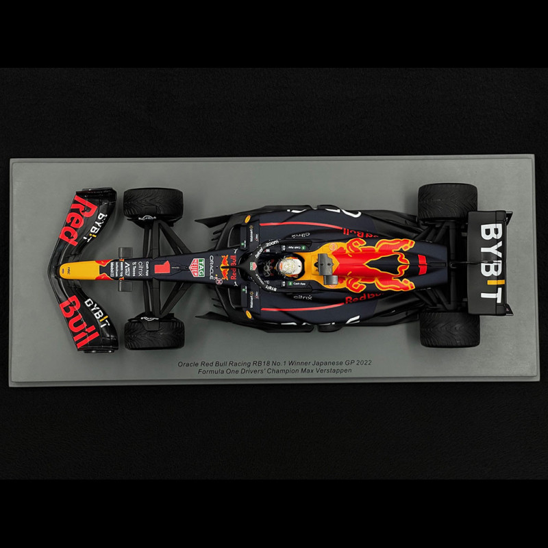 Max Verstappen Red Bull RB18 n° 1 Sieger GP Japon 2022 F1 1/18