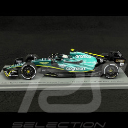 Sebastian Vettel Aston Martin AMR22 Nr 5 letztes Rennen 2022 Abu Dhabi F1 Grand Prix 1/43 Spark S8552