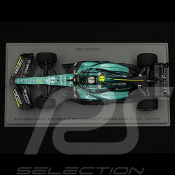 Sebastian Vettel Aston Martin AMR22 Nr 5 letztes Rennen 2022 Abu Dhabi F1 Grand Prix 1/43 Spark S8552