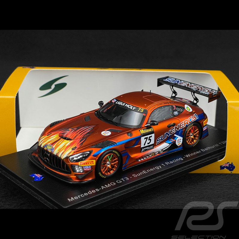 Mercedes AMG GT3 n° 75 Vainqueur 12h Bathurst 2022 SunEnergy1 1/43 Spark AS060