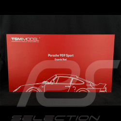 Porsche 959 Sport 1987 Guards red 1/12 TrueScale TSM120010