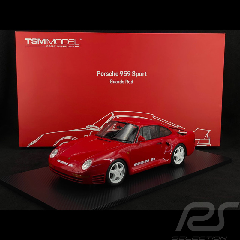 Porsche 959 Sport 1987 Guards red 1/12 TrueScale TSM120010