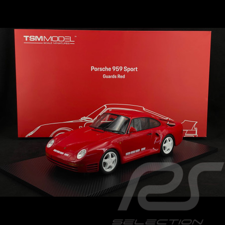 Porsche 959 Sport 1987 Rouge indien 1/12 TrueScale TSM120010