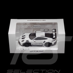 Porsche 911 GT3 RS Type 992 2023 Weiß / Schwarze Streifen 1/43 Spark WAP0202750RPLP