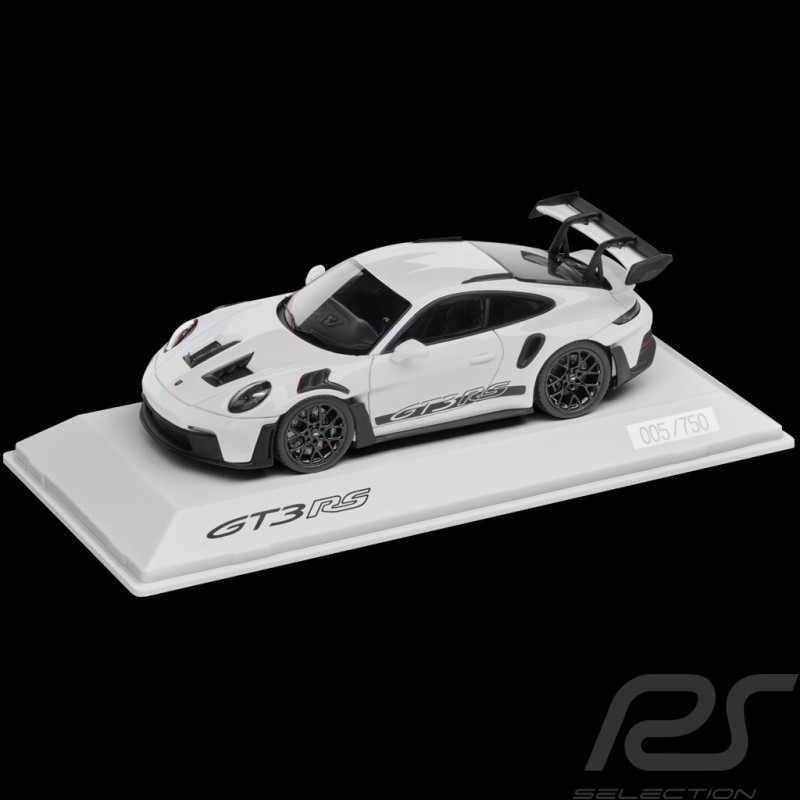 Porsche 911 GT3 RS Type 992 2023 Blanc / Bandes Noires 1/43 Spark WAP0202750RPLP