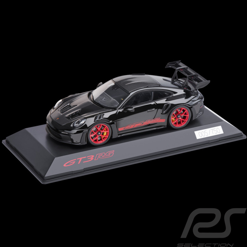 Porsche 911 GT3 RS Type 992 2023 Weissach Package Black / Pyro Red Stripes 1/43 Spark WAP0202760RPLP