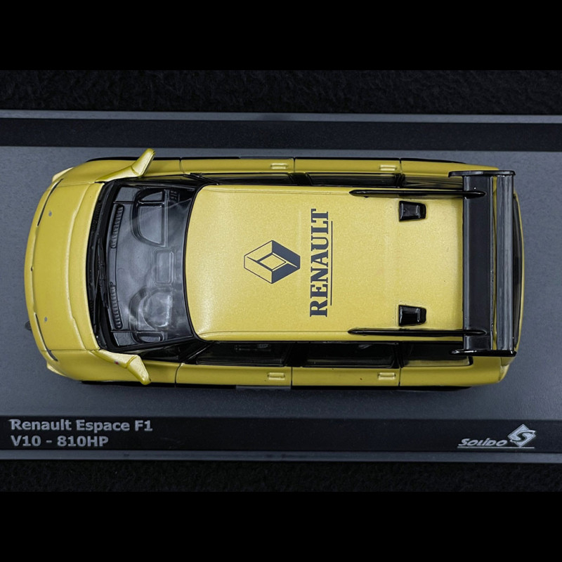 Renault Espace F1 1994 échelle 1/12 - Ertl / Ottomobile - JAUNE, Vendu En L'état (cassé)