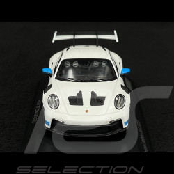Porsche 911 GT3 RS Type 992 2023 IAA Edition Weiß / Blaue Streifen 1/43 Spark WAP0200610SGT3