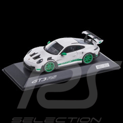 Porsche 911 GT3 RS Type 992 2023 Weiß / Grün Streifen 1/43 Spark WAP0201530P003