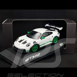 Porsche 911 GT3 RS Type 992 2023 White / Green Stripes 1/43 Spark WAP0201530P003