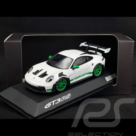 Porsche 911 GT3 RS Type 992 2023 White / Green Stripes 1/43 Spark WAP0201530P003