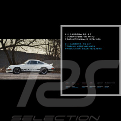 Book Porsche Carrera RS 50 Years 1972-2022 - Blue Edition