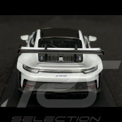 RARE 911 Special Number Porsche 911 GT3 RS Type 992 2023 Ice Grey Metallic / Indigo Blue Stripes 1/43 Spark WAP0201530P002