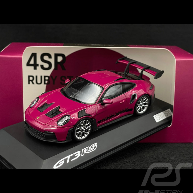 RARE Numéro Spécial Porsche 911 GT3 RS Type 992 2023 Rouge Rubis Exemplaire n° 1500 / 1500 1/43 Spark WAP0202790RGT3