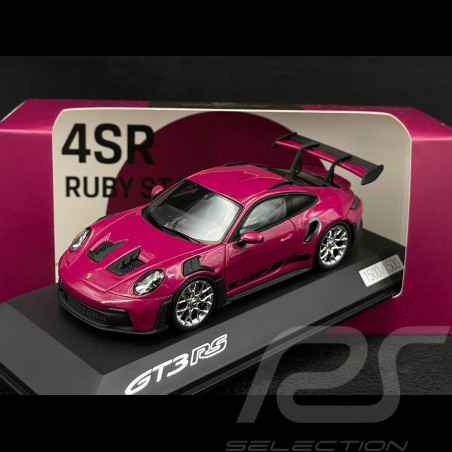 RARE Numéro Spécial Porsche 911 GT3 RS Type 992 2023 Rouge Rubis Exemplaire n° 1500 / 1500 1/43 Spark WAP0202790RGT3