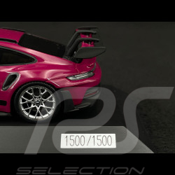 RAR Besondere Nummer Porsche 911 GT3 RS Type 992 2023 Rubystern Exemplar n° 1500 / 1500 1/43 Spark WAP0202790RGT3