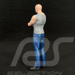 Figurine homme musclé Street race driver Diorama 1/18 Premium 18005