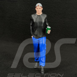 Figurine mechanic on drink break Diorama 1/18 Premium 18002