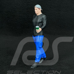 Figurine mechanic on drink break Diorama 1/18 Premium 18002