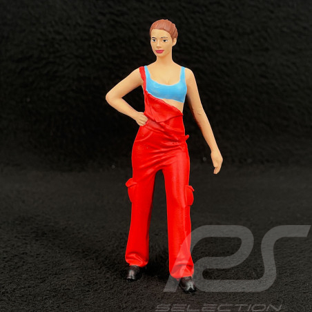 Figurine fille sexy mécanicienne Diorama 1/18 Premium 18004