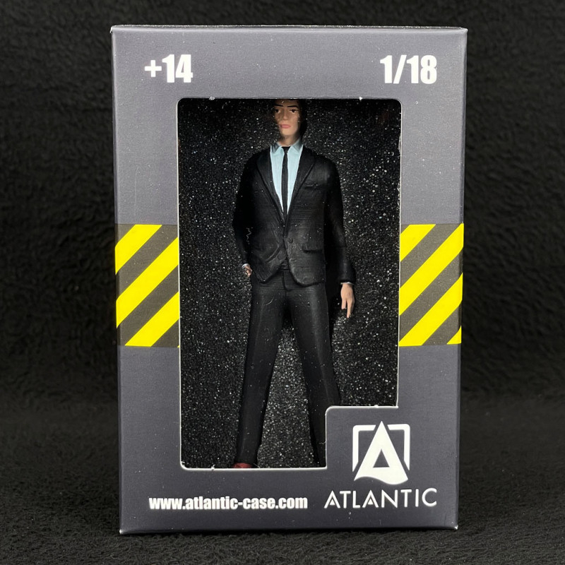 Figurine man in suit Race circuit manager Diorama 1/18 Premium 18006