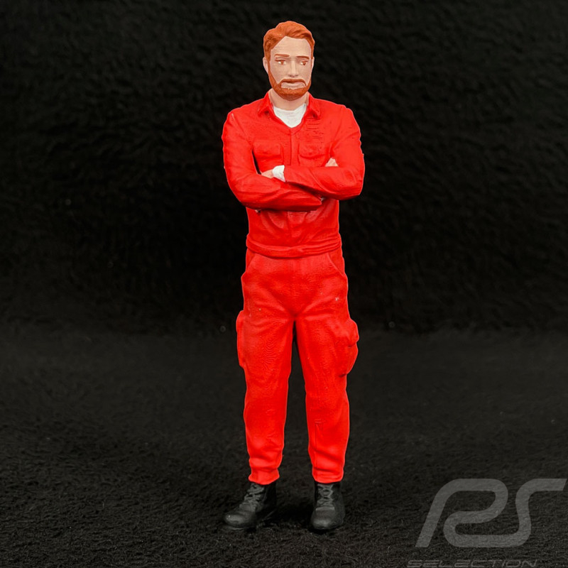 Figur Mechaniker verschränkte Arme Diorama 1/18 Premium 18011